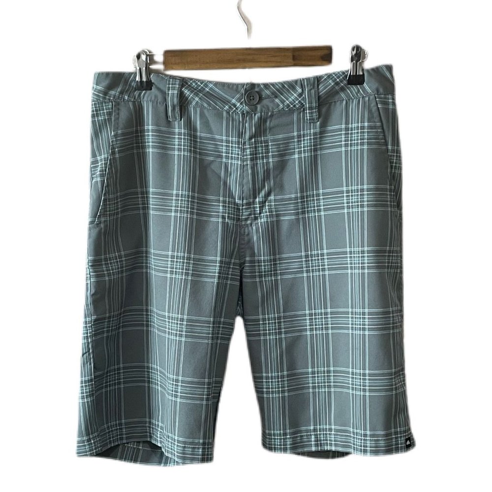 Quiksilver Estilo Men’s Shorts Size 32 Plaid Vintage